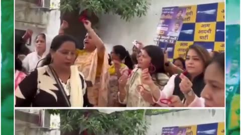 "Wear Bangles and Stay Home, Modi Ji!" — AAP Women Workers on Ceasefire Decision