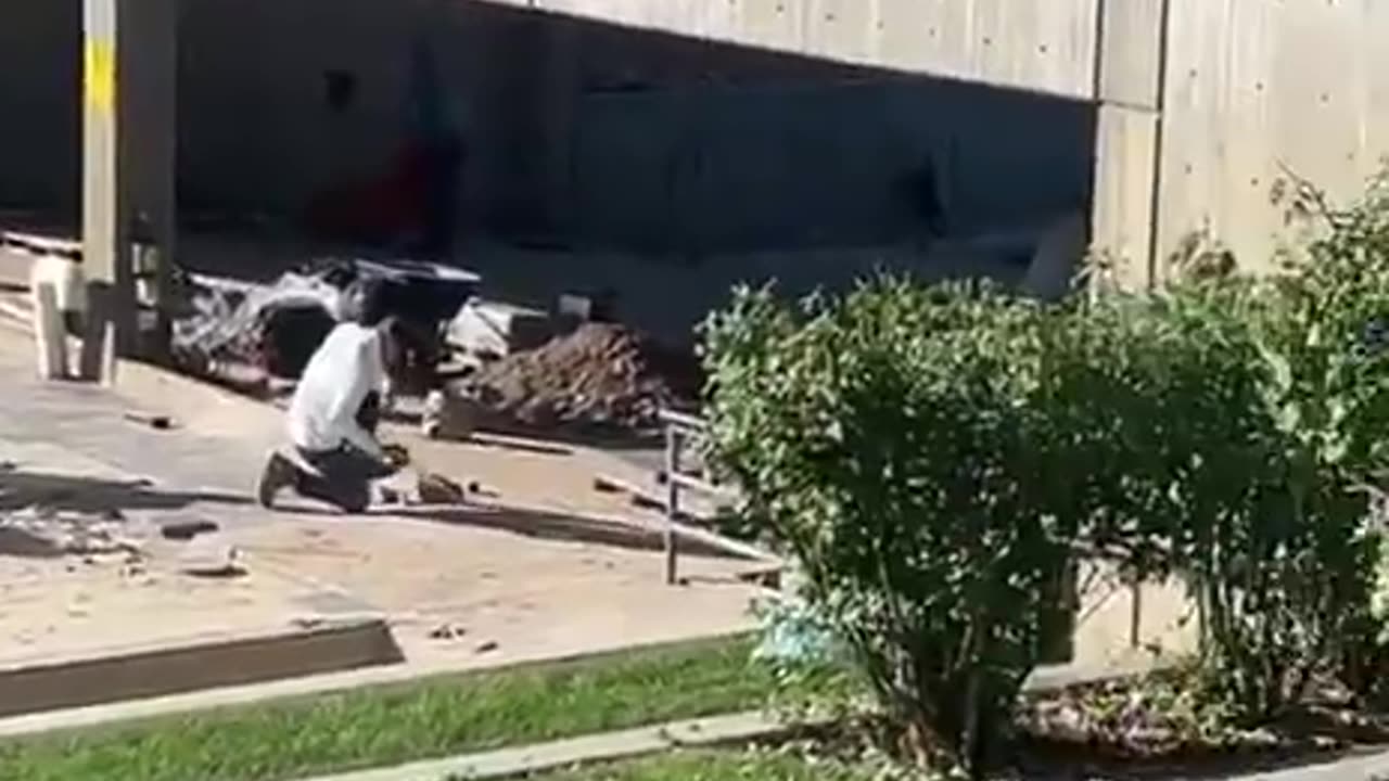 Construction work underway where Charlie Kirk was assassinated
