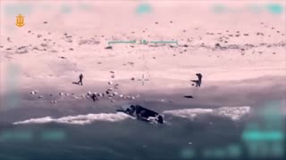 Fully Loaded Russian Landing Craft Hit While Approaching Shore