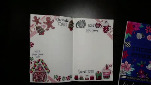 Vlogmas Day 5 sweet treats in my creative journal