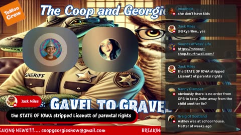 Tuesday Gavel To Gravel With MrCoop And Georgie @GeorgieslifeUnfiltered @veterannation1