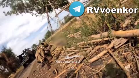 Unique footage: the enemy attacked