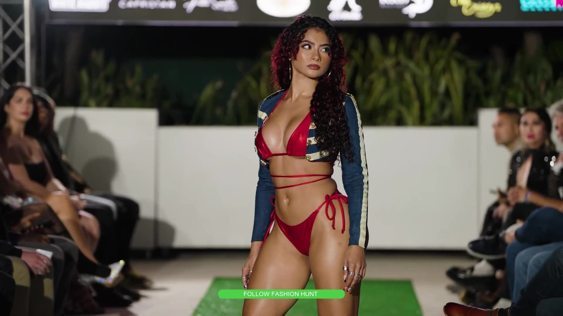 Model Nia Piedra|Fusion Fashion|Slow Motion|Miami Swim Week 2025