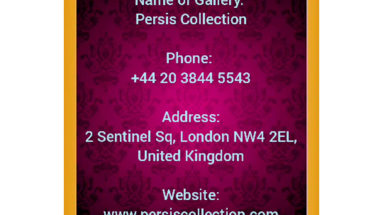 buyers of persian handicrafts