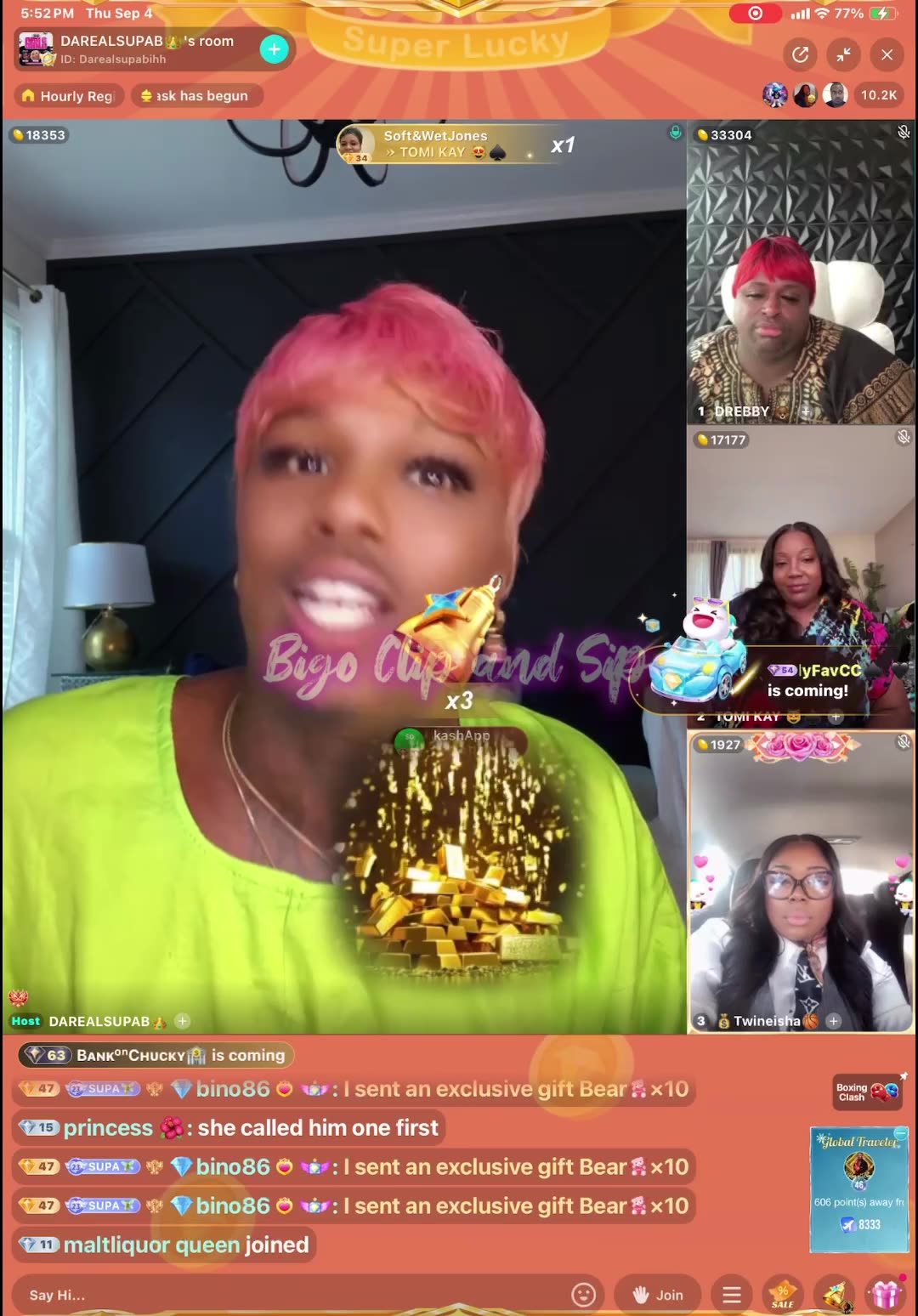 Gossip Gurls segment ft PrettyTeeTee Empress n Royce family dynamic 9/4/25 #bigoclipandsip