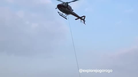 Ever Wonder How Helicopters Refill During Wildfires?