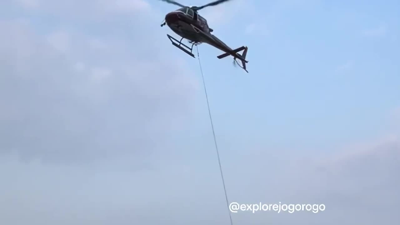 Ever Wonder How Helicopters Refill During Wildfires?