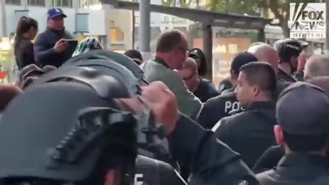 BREAKING_ Bloody brawl erupts ahead of Turning Point USA event