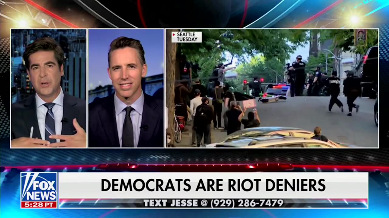 Hawley Describes What Harsher Penalties He Wants For Rioters Who Torch US Flag