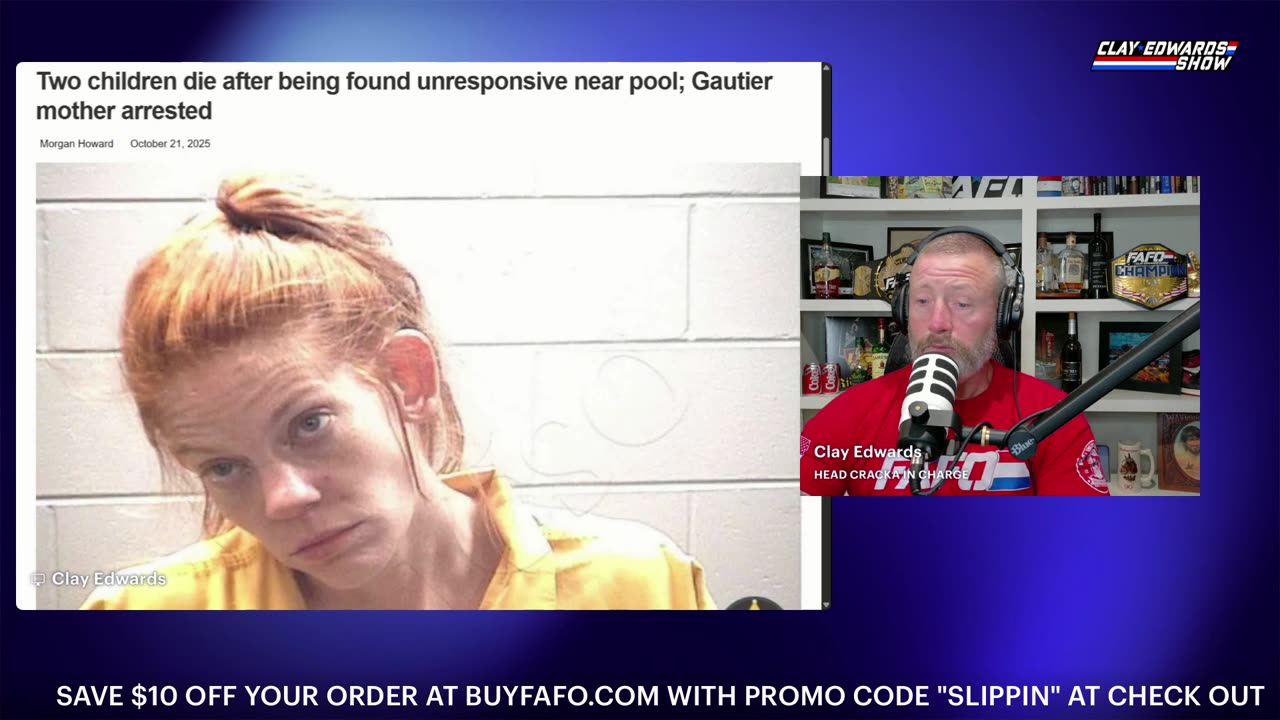 BREAKING - Two young Mississippi children found unresponsive & dead near pool; mom arrested w/ DRUGS