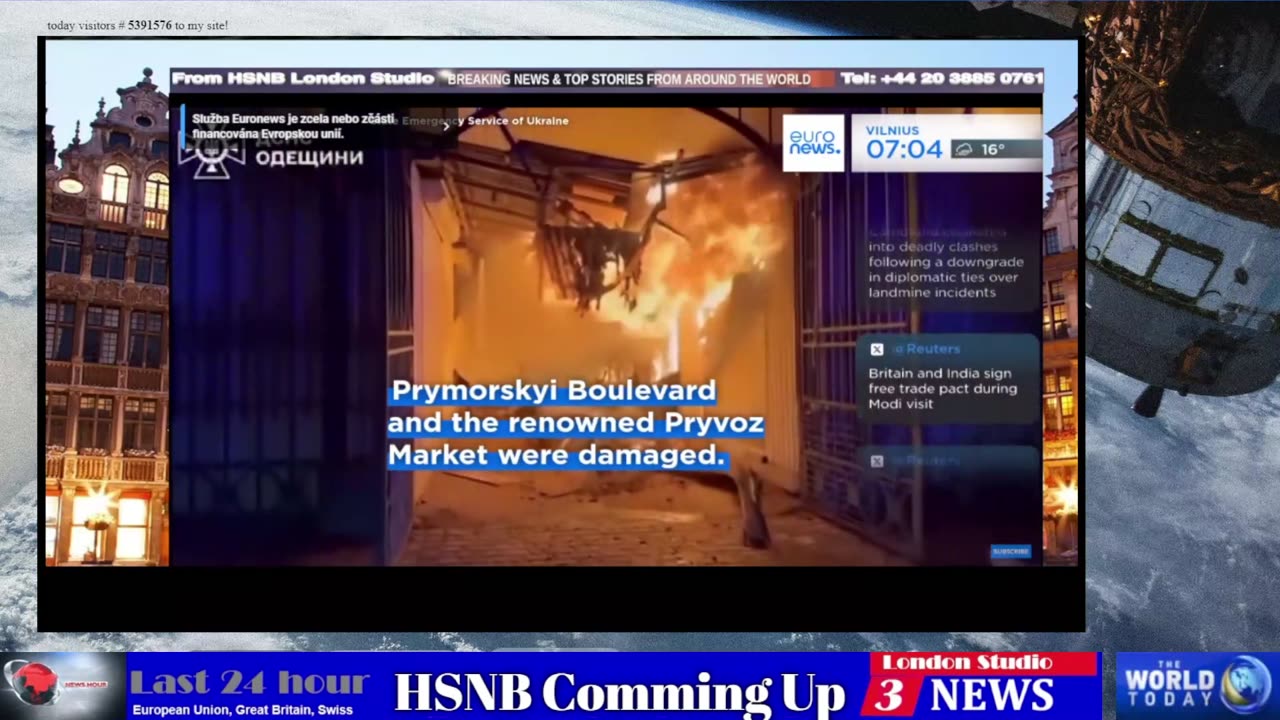 HSNB Skyline Channel 8 - live reatsream from Eutelsat9b