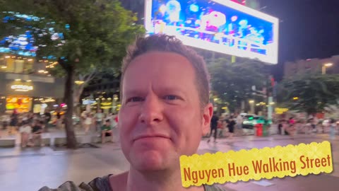 Nguyen Hue Walking Street - Ho Chi Minh, Vietnam