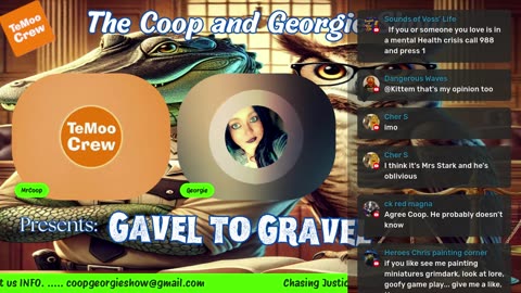 THURSDAY: Gavel To Gravel With MrCoop And Georgie @GeorgieslifeUnfiltered @veterannation1