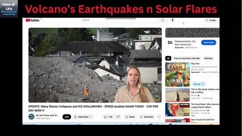 Volcano’s Earthquakes n Solar Flares