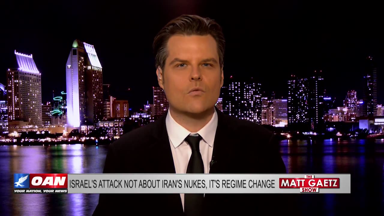This war is about one thing: REGIME CHANGE ⚡ Matt Gaetz