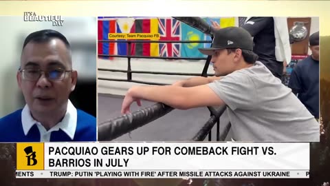 Pacquiao gears up for comeback fight with Mario Barrios