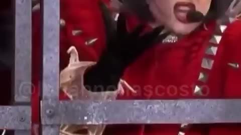 For a moment you might just believe that Lady Gaga is indeed trying to harvest