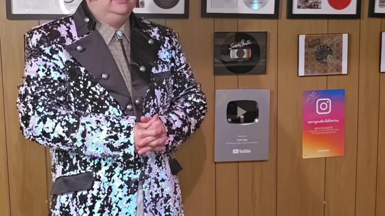 Trent Page's guitar collection.