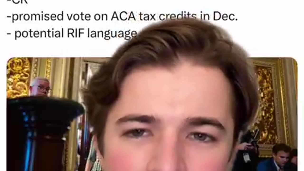 Harry is upset the Democrats caved and opened the Government again