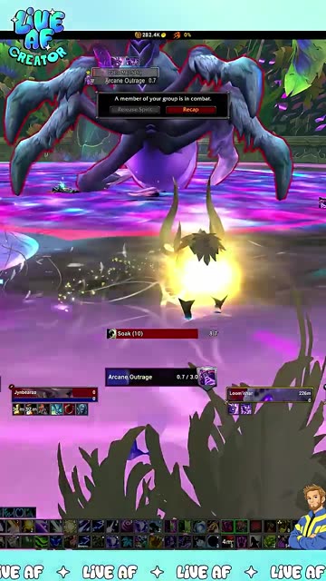 Clutch W against Loom'ithar #worldofwarcraft #liveaffest#liveaf