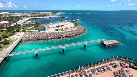 Leaving Ocean Cay MSC Marine Reserve 8-19-2025