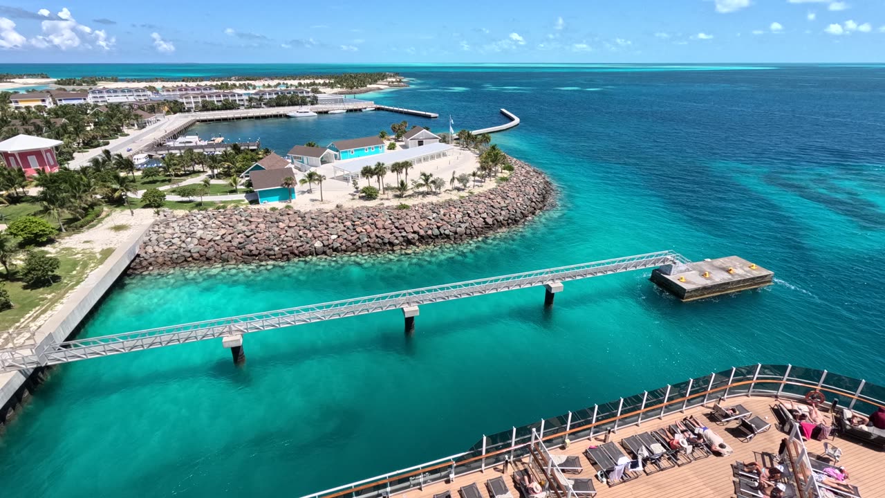 Leaving Ocean Cay MSC Marine Reserve 8-19-2025