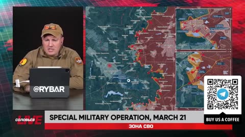 ►🚨▶⚡️🇺🇦⚔️🇷🇺 Rybar Review of Special Military Operation on Mar.22C 2025