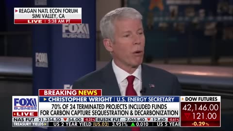 The energy secretary's findings from the Biden administration astounded Bartiromo.