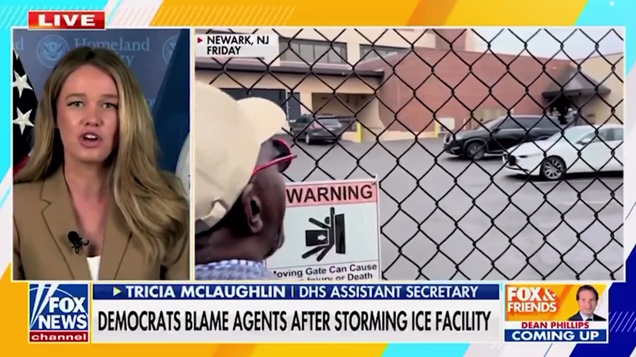 DHS Assistant Secretary Responds to Democrats' Crying Victim After Storming ICE Facility