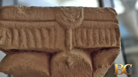 Mysterious capital depicting menorahs found in 1,500-year-old Roman site in Jerusalem
