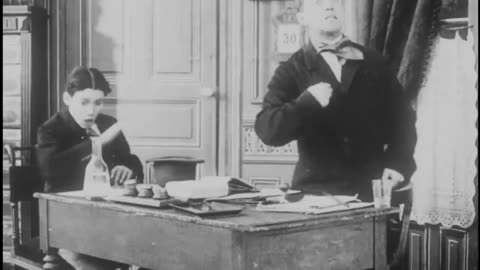 BILL AND THE LIONS (Lux-1912) PAUL BERTHO as PATOUILLARD. NEW English subtitles.