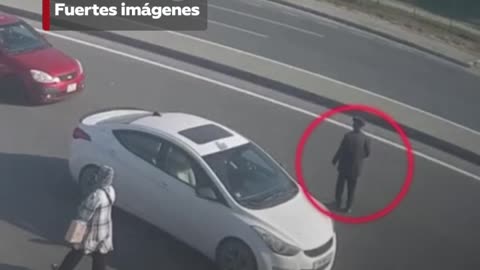 Anciano provoca un grave accidente en una autopista de Azerbaiyán