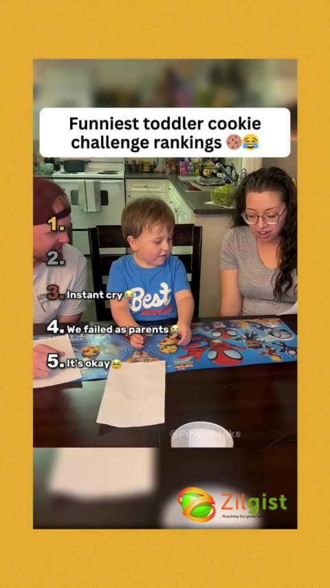 Funniest toddler cookie challenge rankings 🍪😂