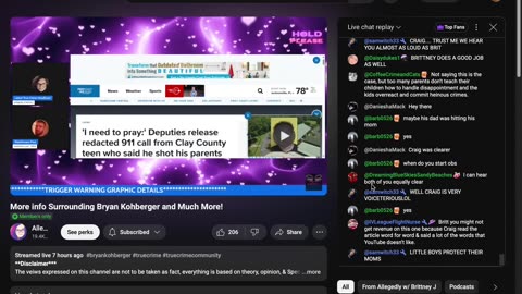 8-7 More info surrounding bryan kohlberger w/ chat
