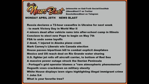 Monday, April 28, 2025 N ews Blast
