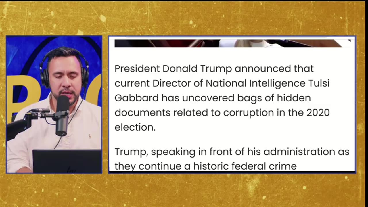 BREAKING DNI Tulsi Gabbard UNCOVERS 2020 Election CORRUPTION Docs