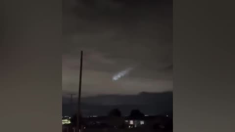 Streaking Objects over California