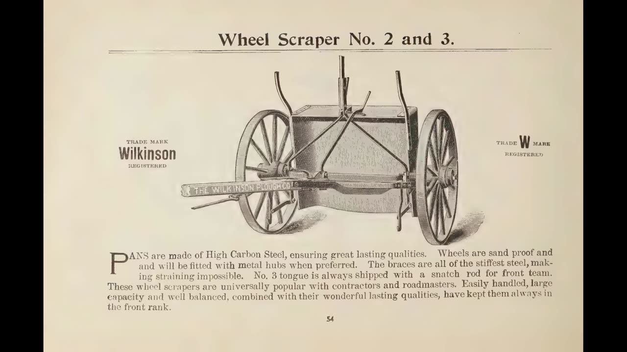 1905 Wilkinson Plough Company Catalog No Sound, Historical Reference