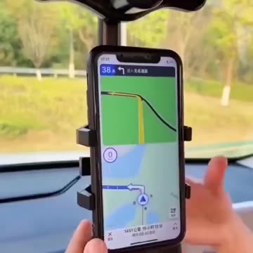 Meet your new car essential – the 360° Rotatable Rearview Mirror Phone Holder