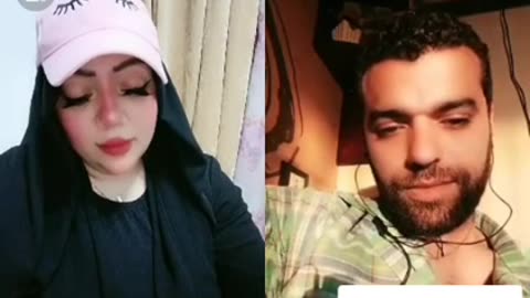 Egyptian beautiful item girl VS hot boy live show pk
