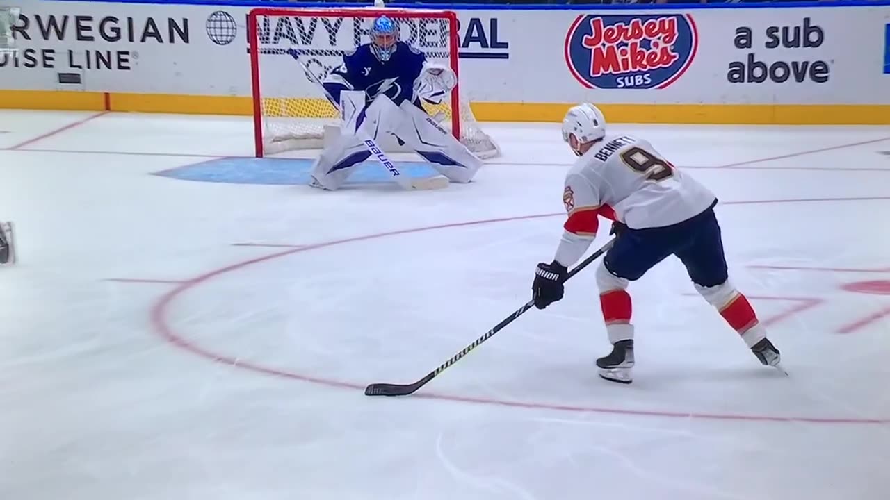 Panthers C #9 Sam Bennett 🥅(3)🏒Wrist-Shot Goal