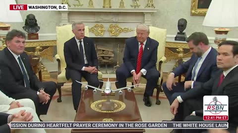 WATCH: President Trump Meets New Prime Minister of Canada - 5/6/25