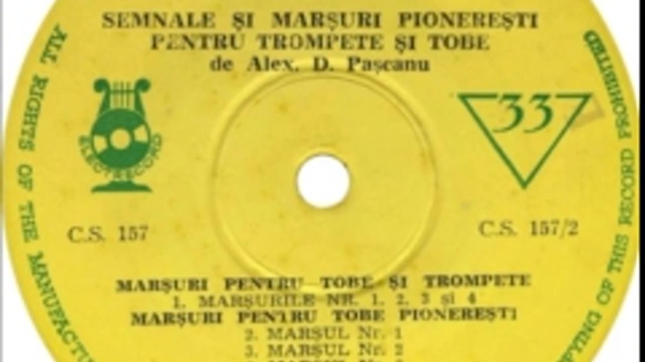 Marsuri Pionieresti pentru tobe: Marsul nr.2