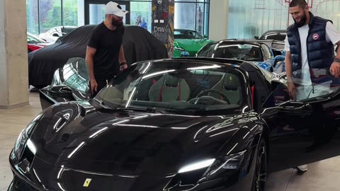 Khamzat Chimaev Gifted Ferrari 296 GTB Worth $340K in Georgia