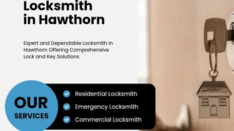Expert and Dependable Locksmith in Hawthorn Offering Comprehensive Lock and Key Solutions