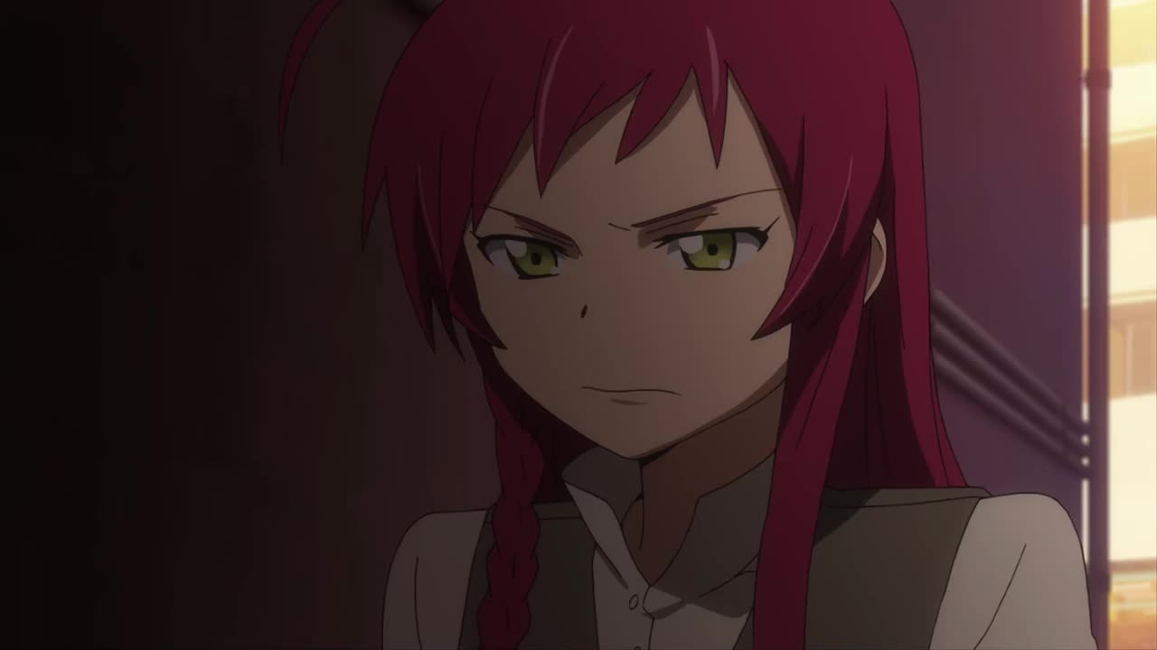 The Devil is a Part-Timer - Lucifer hacks into Emi's com