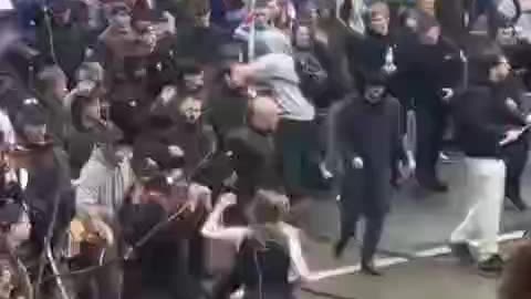 Violent far-left extremists tried disrupting March for Australia rally but were beaten back