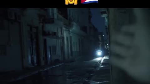 Cuba never has electricity