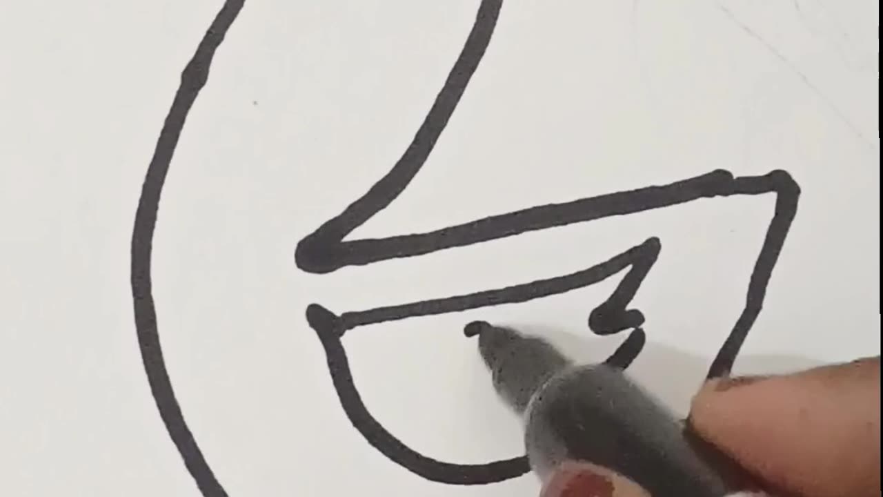2 = हंस 🦢 | Duck Drawing | Swan Drawing | Hans Ka Chitra// easy duck #youtubeshorts #drawing #duck