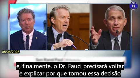 【PT】Senador Rand Paul: Fauci precisa voltar para testemunhar, queira ou não